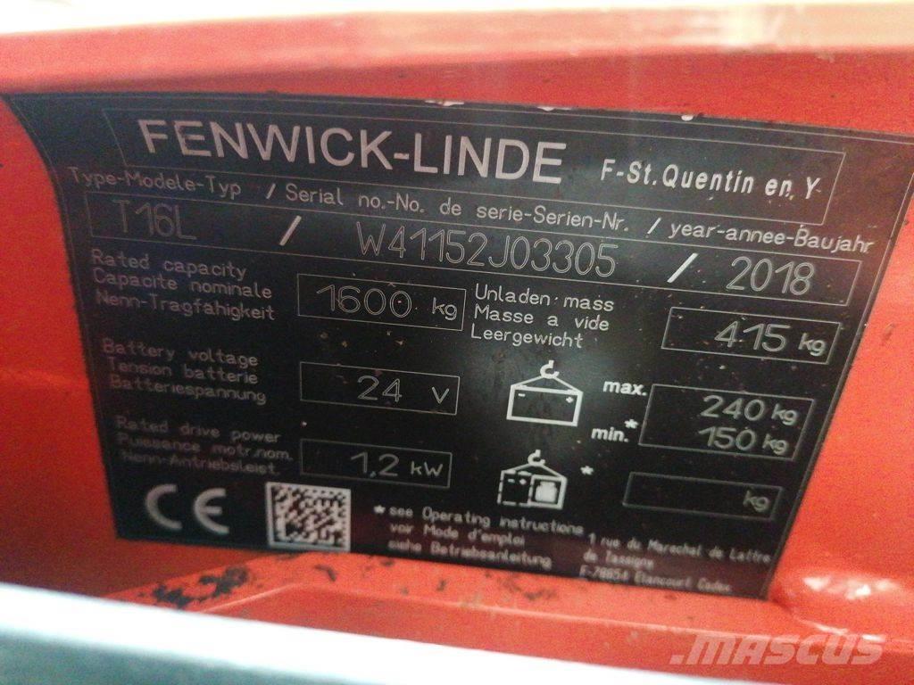 Linde T16L 低架升降機
