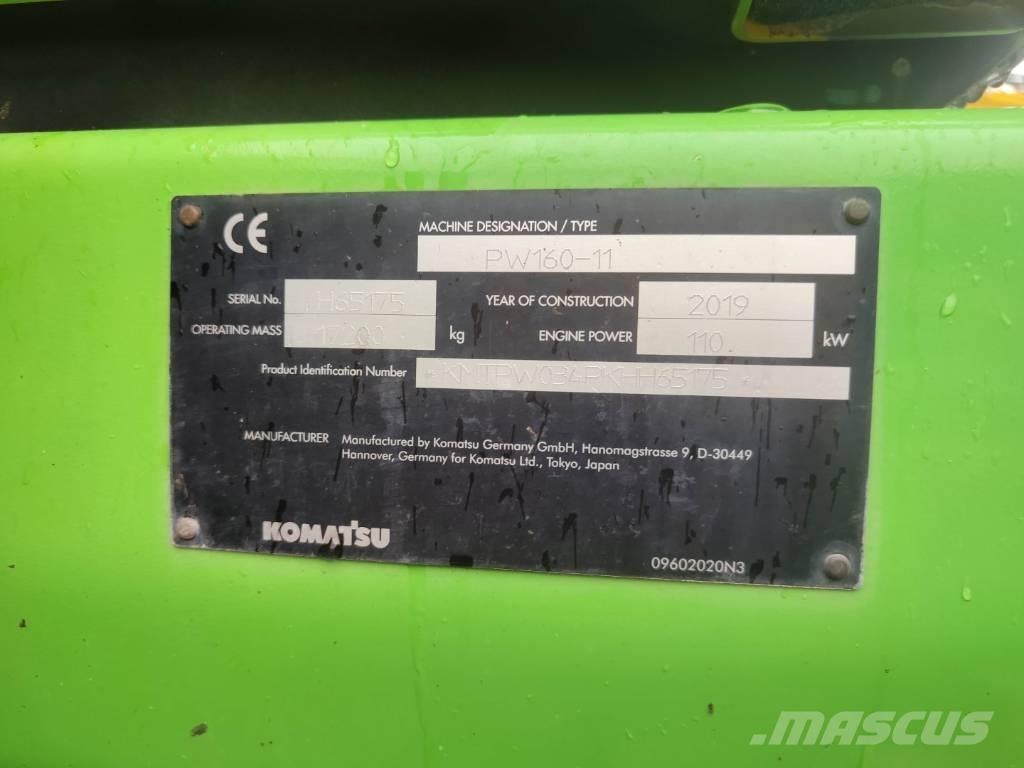 Komatsu PW 160-11 旋轉式挖土機/掘鑿機/挖掘機