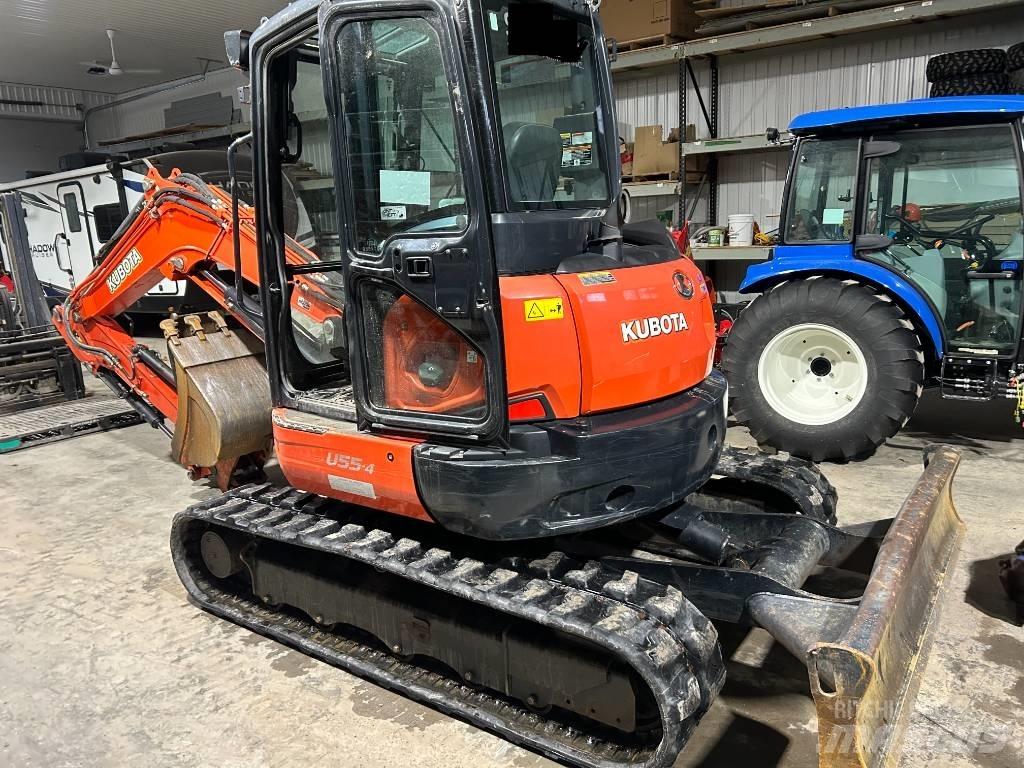 Kubota U 55-4 小型挖土機/掘鑿機<7t(小型挖掘機)