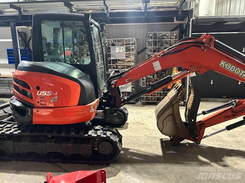 Kubota U 55-4 小型挖土機/掘鑿機<7t(小型挖掘機)