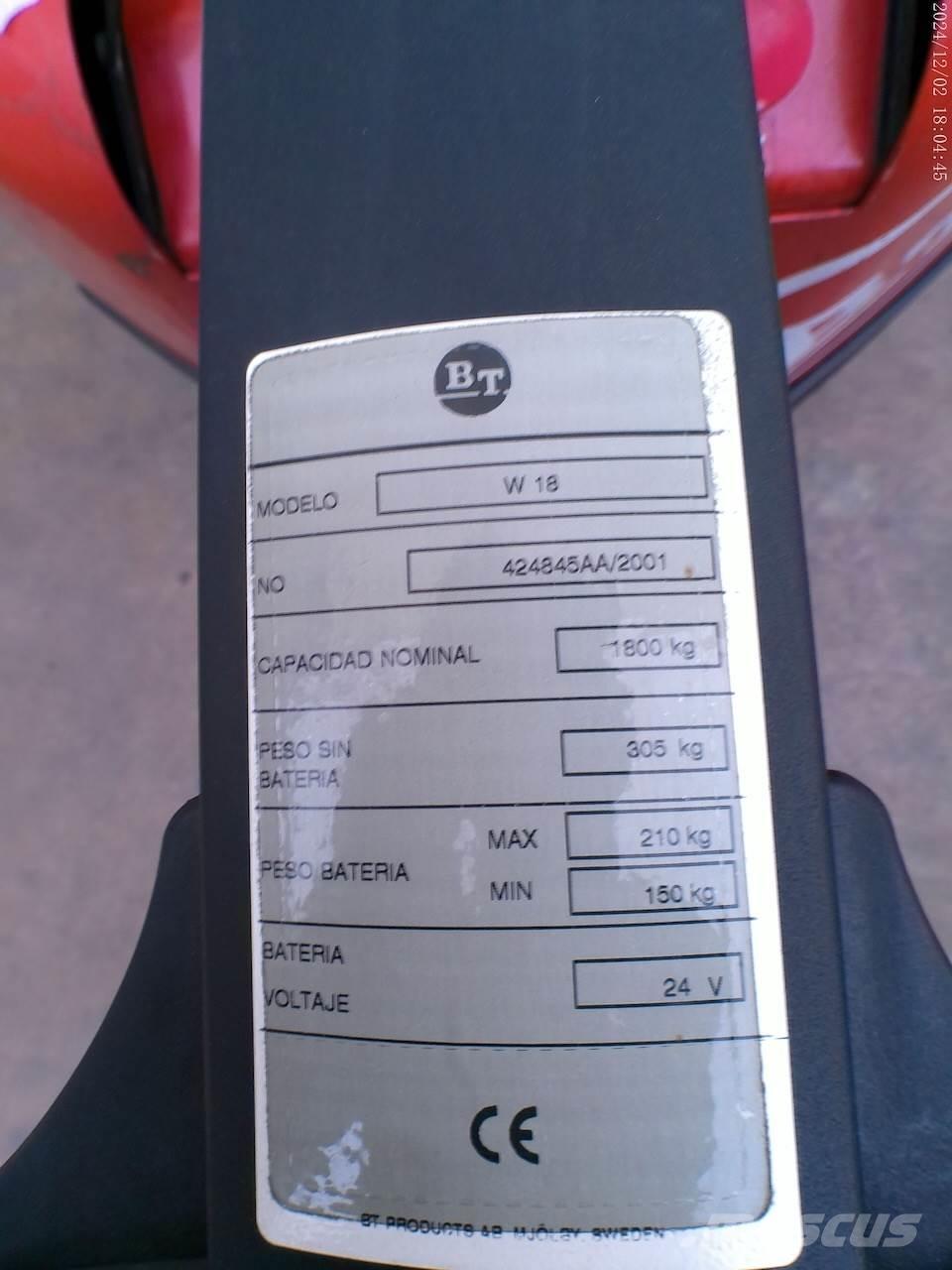 BT W 18 低架升降機