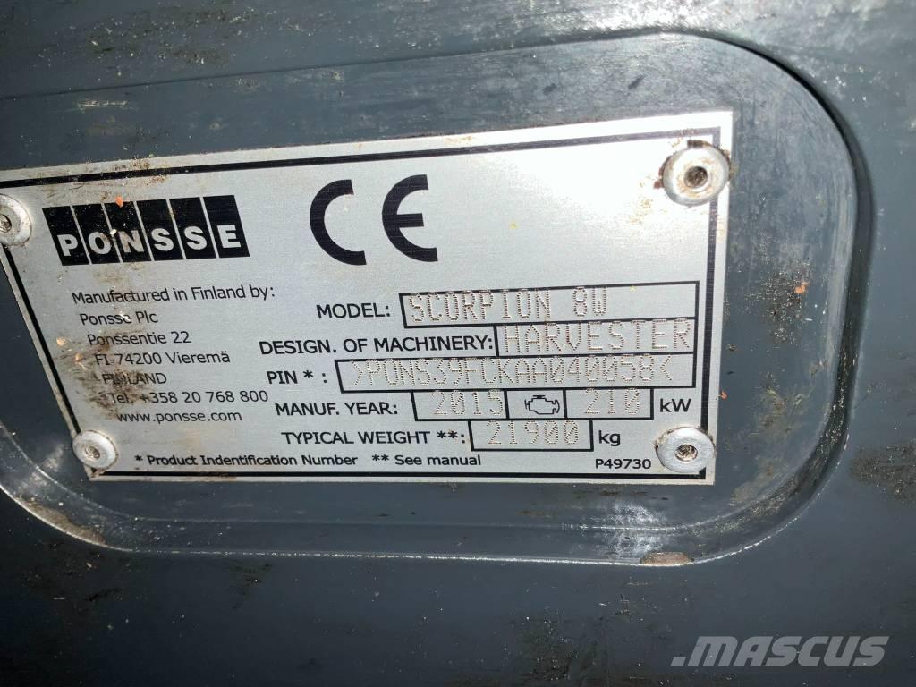 Ponsse SCORPION 8W 收穫機