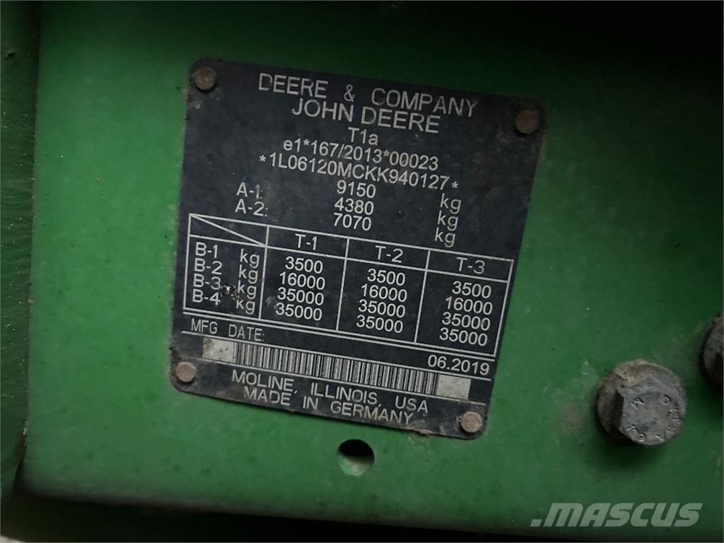 John Deere 6120M 曳引機