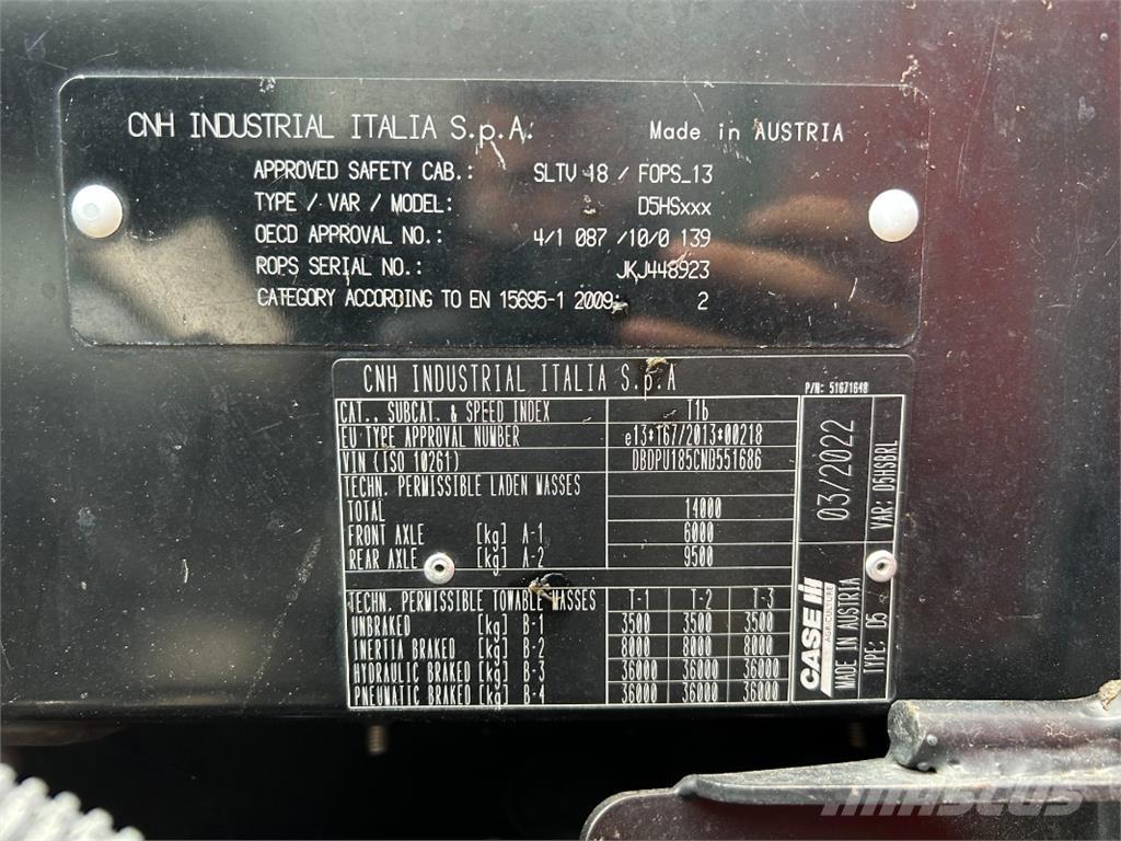 CASE Puma 185 CVX 曳引機