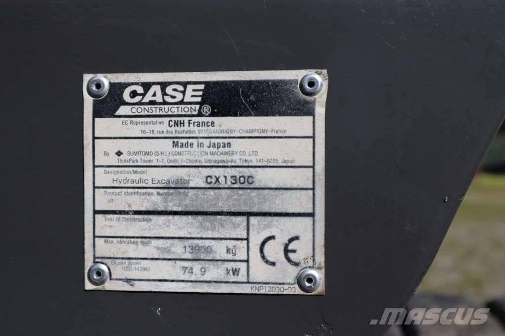 CASE CX130C 履帶式 挖土機/掘鑿機/挖掘機