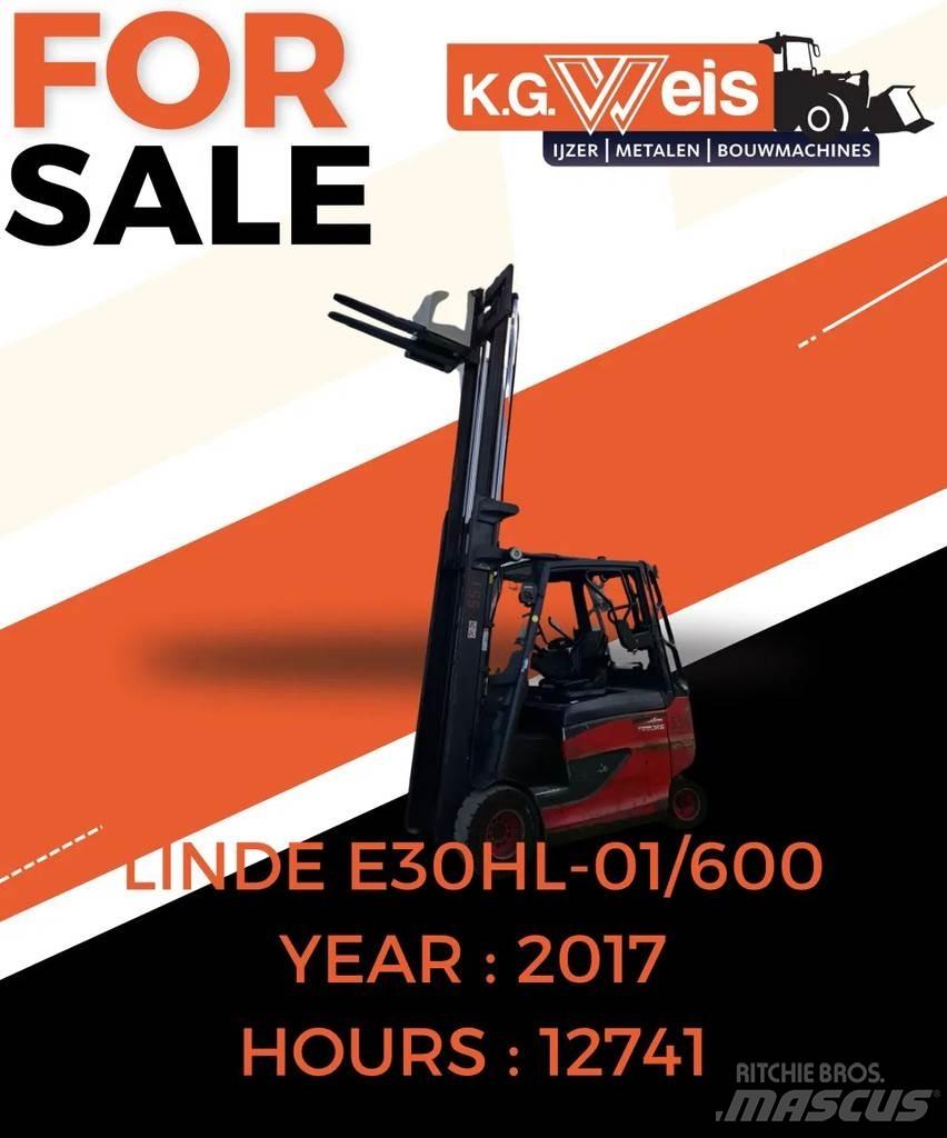 Linde E30HL01-600 電動堆高機