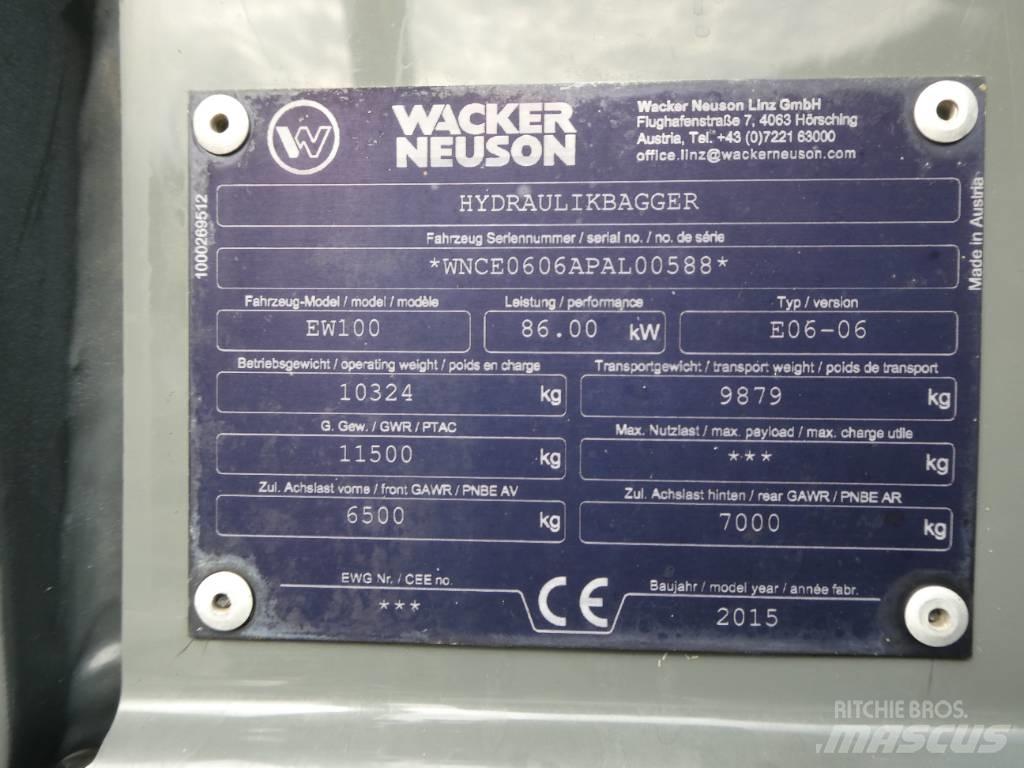 Wacker Neuson EW 100 旋轉式挖土機/掘鑿機/挖掘機