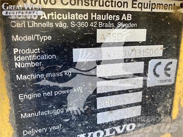 Volvo A35D 鉸接式起吊車