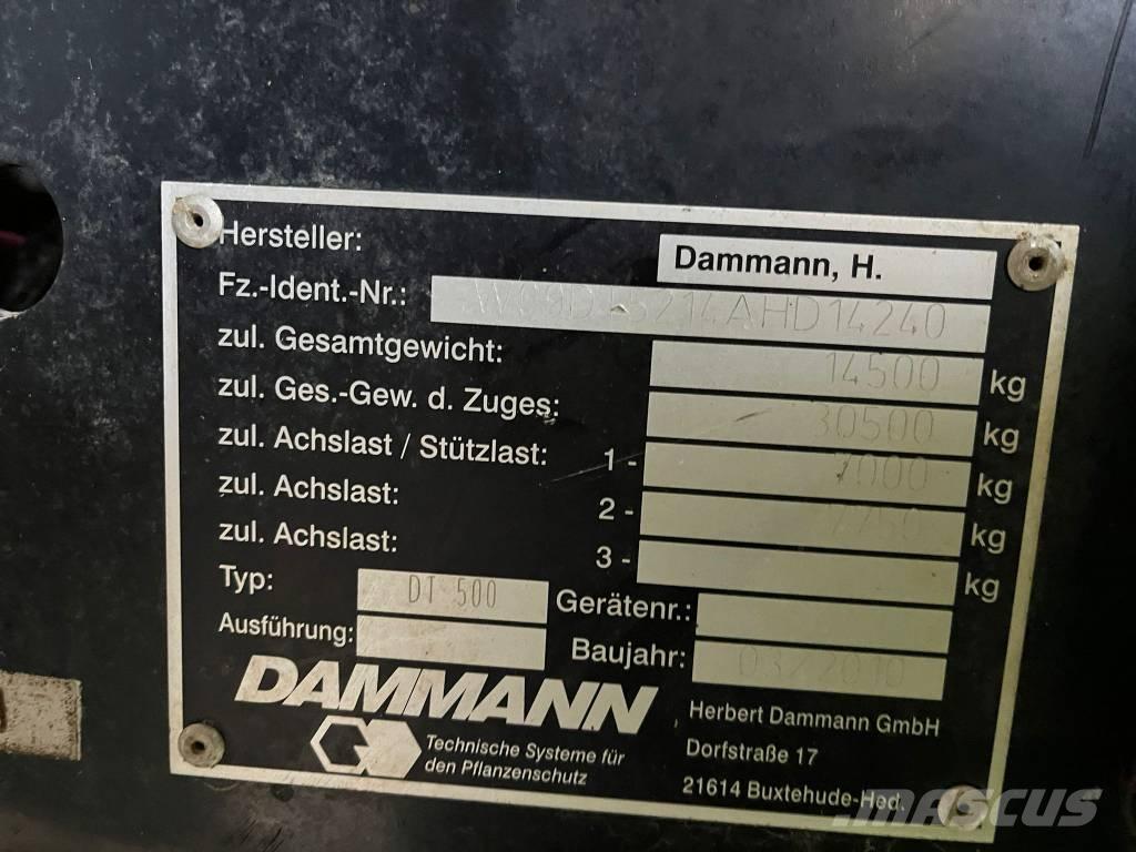 Dammann DT 500 自走式噴霧機