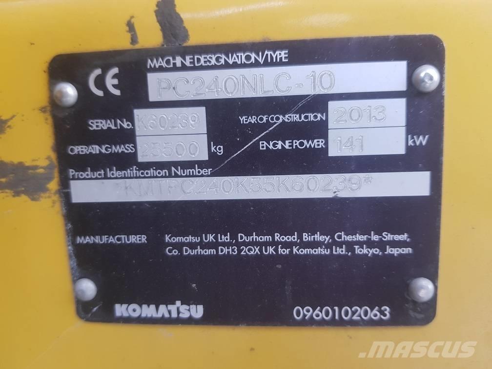 Komatsu PC240NLC-10 履帶式 挖土機/掘鑿機/挖掘機