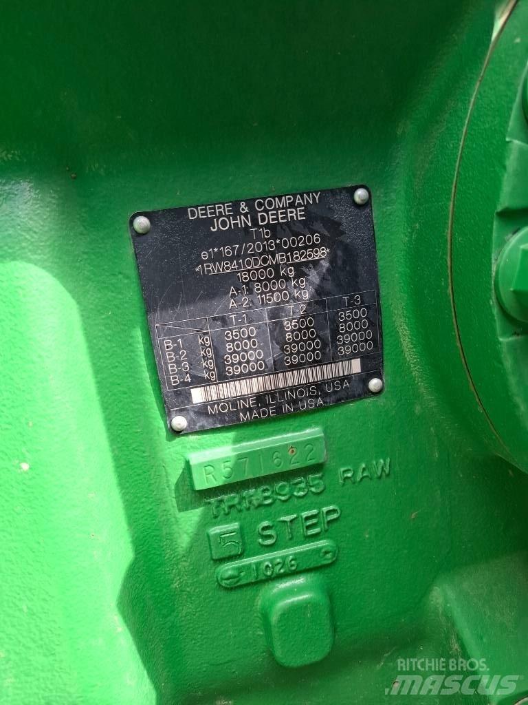 John Deere 8R410 曳引機