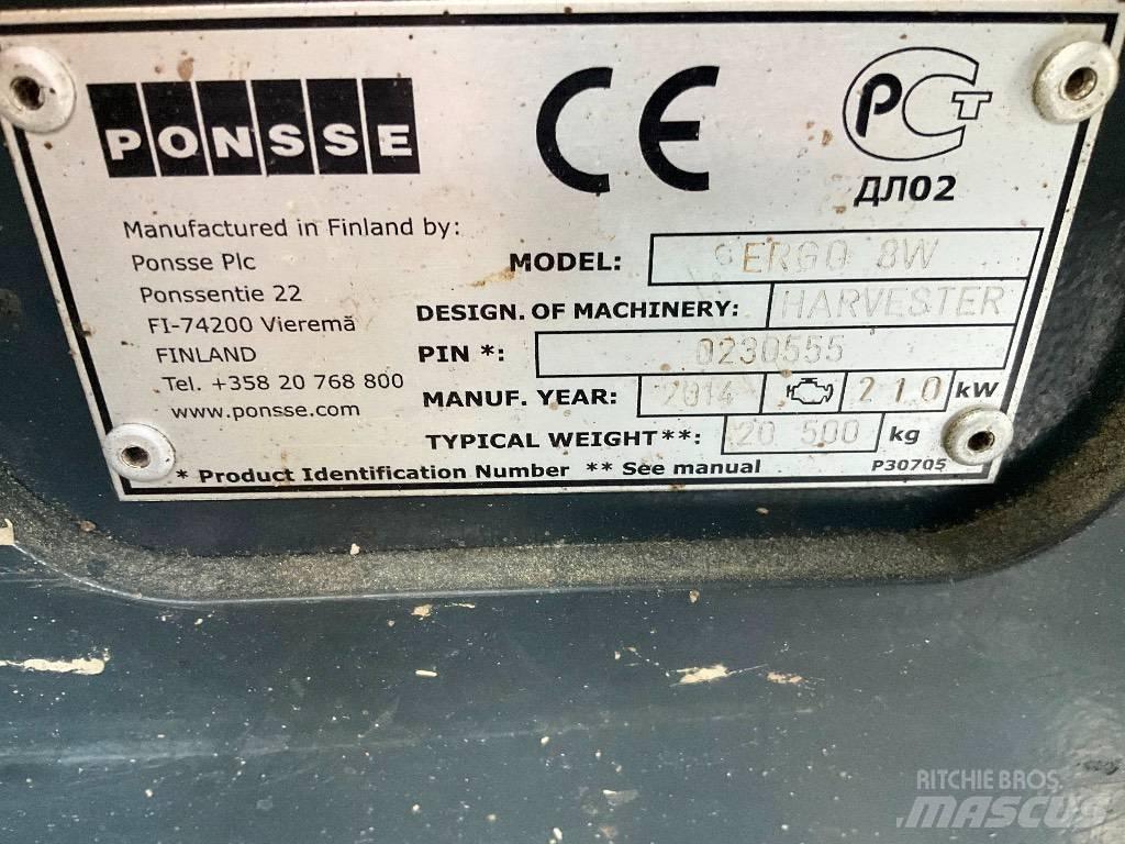Ponsse Ergo 8W 收穫機
