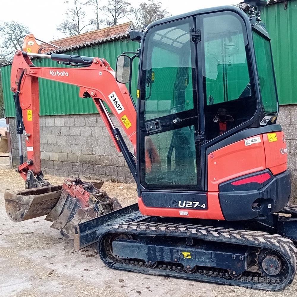 Kubota U 27-4 小型挖土機/掘鑿機<7t(小型挖掘機)