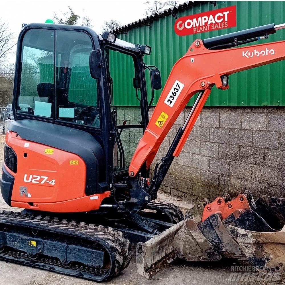 Kubota U 27-4 小型挖土機/掘鑿機<7t(小型挖掘機)