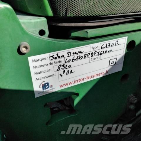 John Deere 6170 R 曳引機