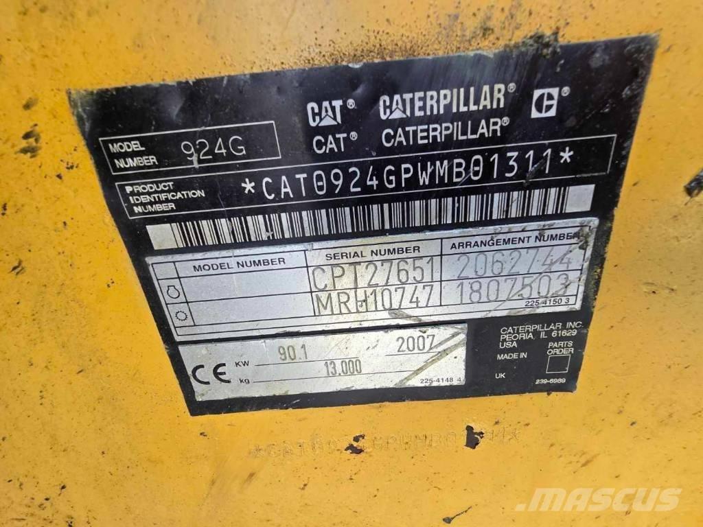 CAT 924 G 輪胎式裝載機