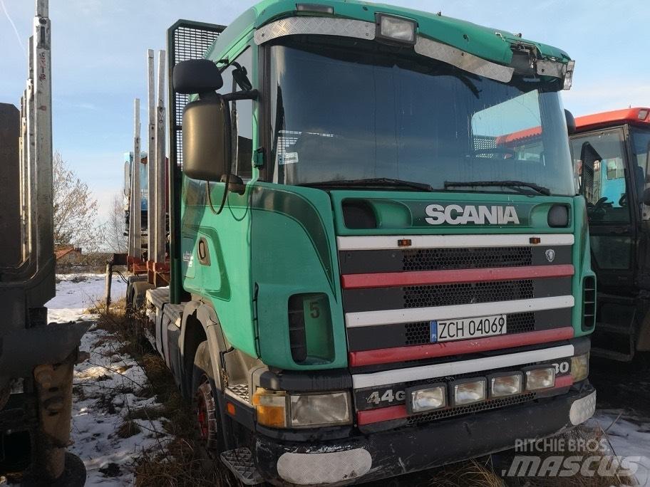 Scania 144 G 起重機卡車