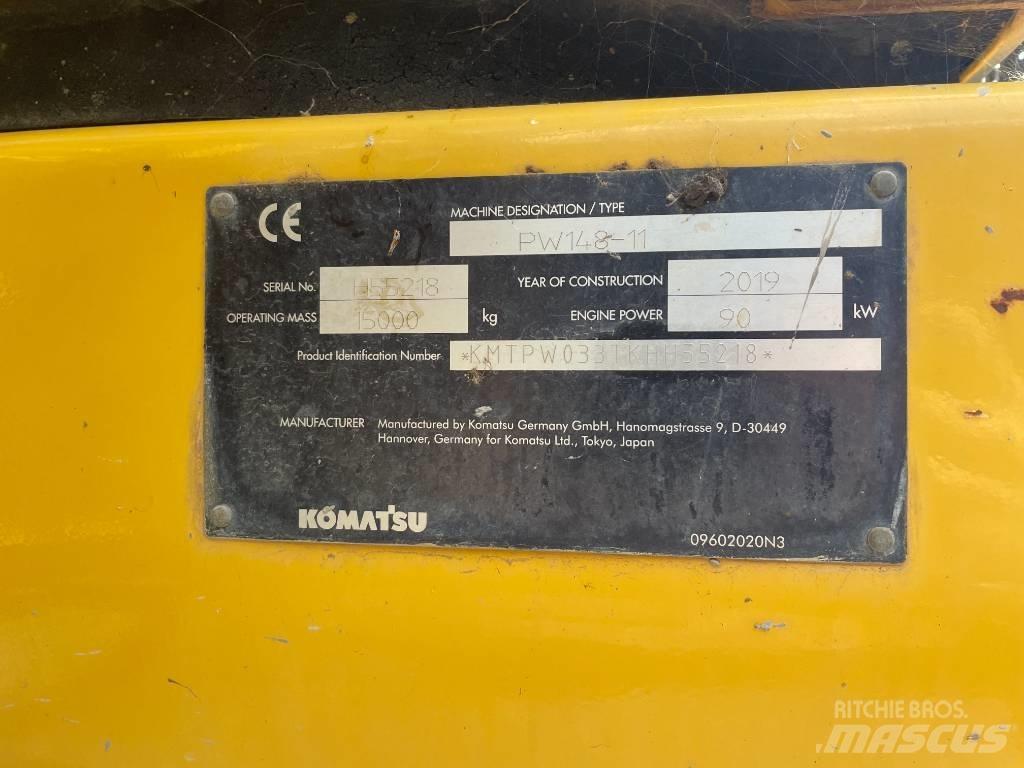 Komatsu PW 148-11 旋轉式挖土機/掘鑿機/挖掘機