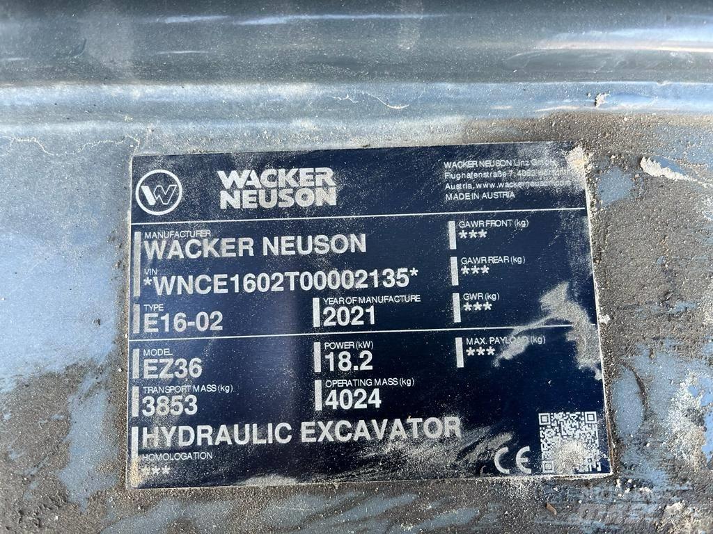 Wacker Neuson EZ 36 小型挖土機/掘鑿機<7t(小型挖掘機)