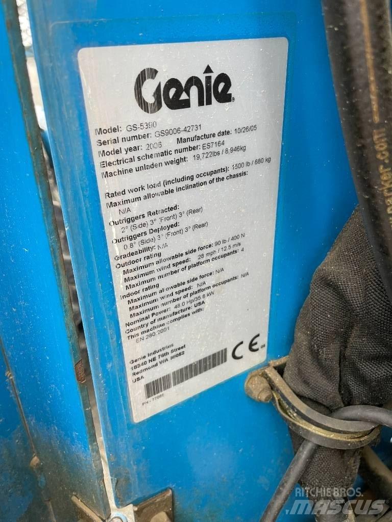 Genie GS 5390 RT 剪式升降機