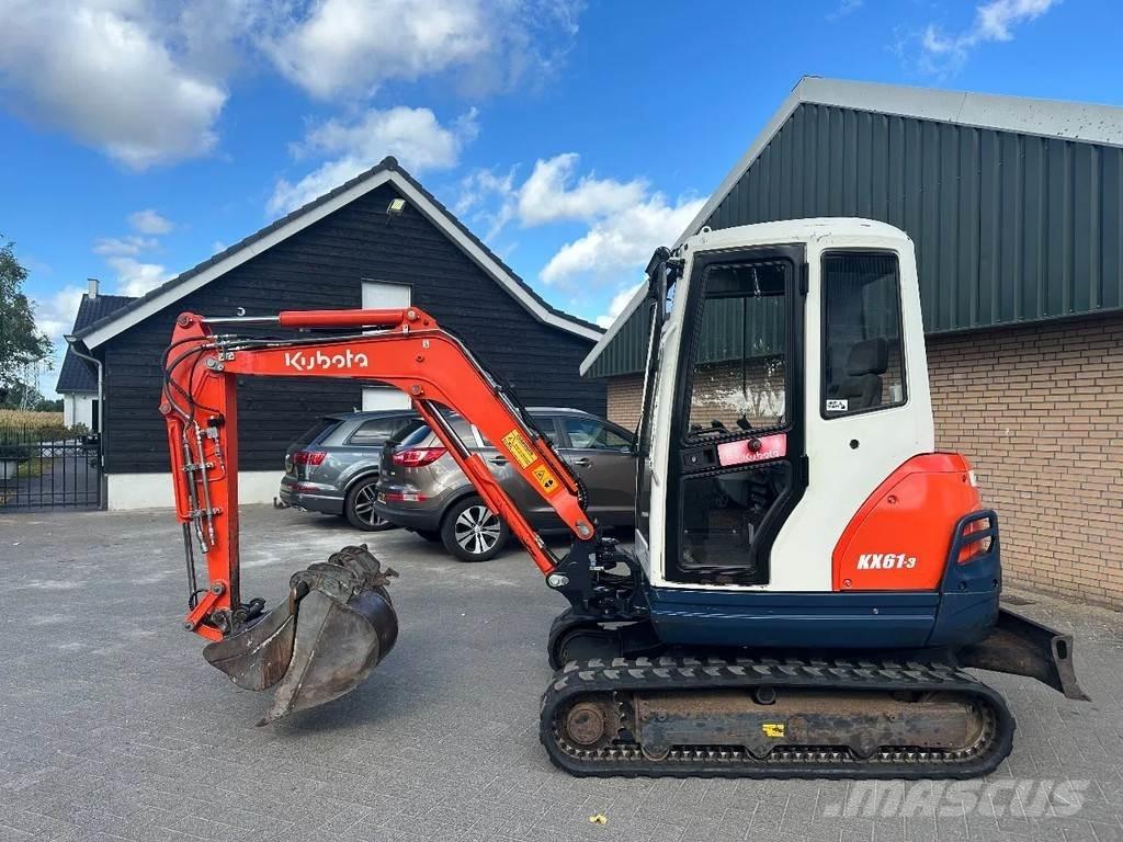 Kubota KX61-3 小型挖土機/掘鑿機<7t(小型挖掘機)