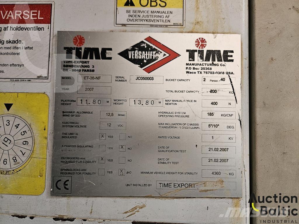 Iveco Daily 卡車裝載高空作業車