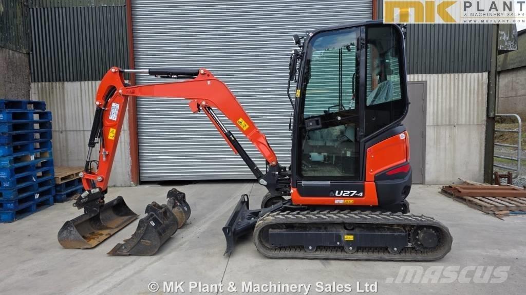 Kubota U 27-4 小型挖土機/掘鑿機<7t(小型挖掘機)