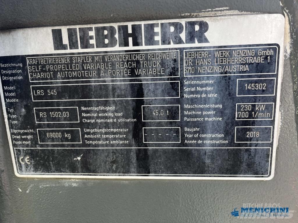 Liebherr LRS 545 貨櫃搬運機