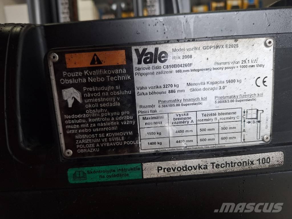 Yale GDP 16 VX 液化石油氣LPG卡車