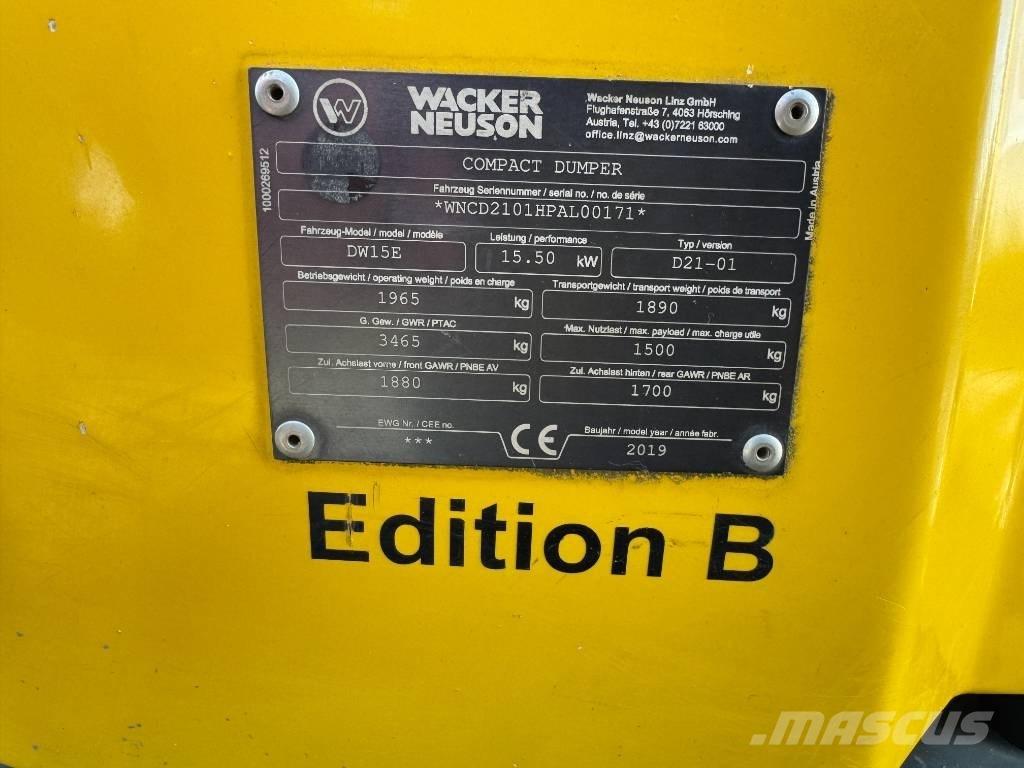 Wacker Neuson DW15e 側卸礦車