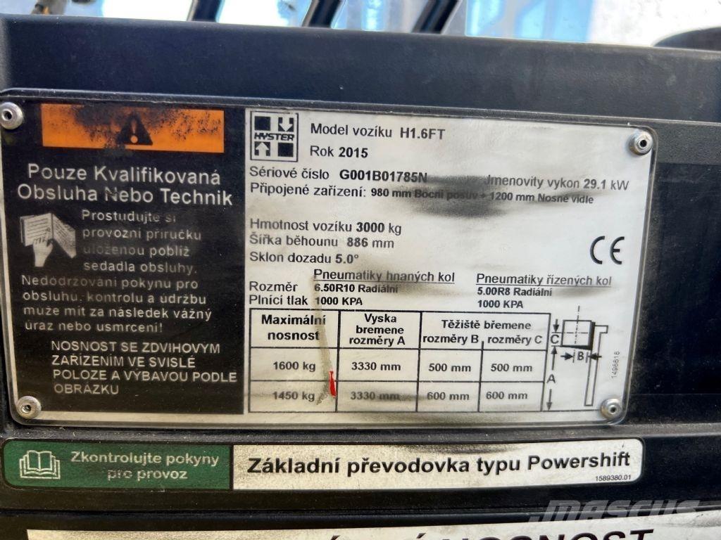Hyster H 1.6 FT 柴油卡車
