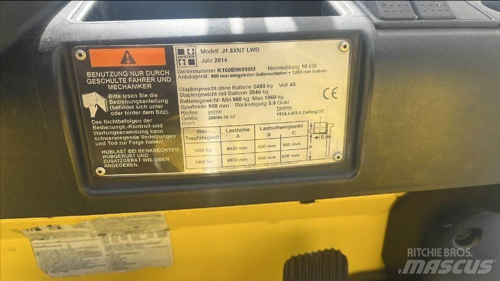 Hyster J 1.8 XNT 電動堆高機