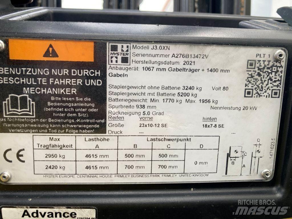 Hyster J 3.0 XN 電動堆高機