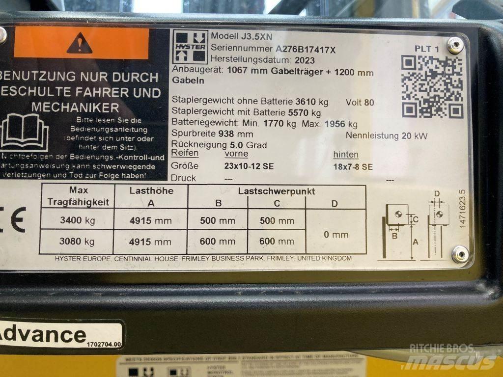 Hyster J 3.5 XN 電動堆高機