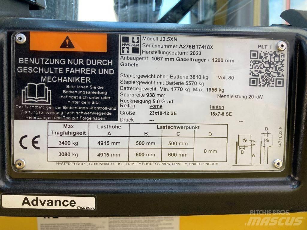 Hyster J 3.5 XN 電動堆高機