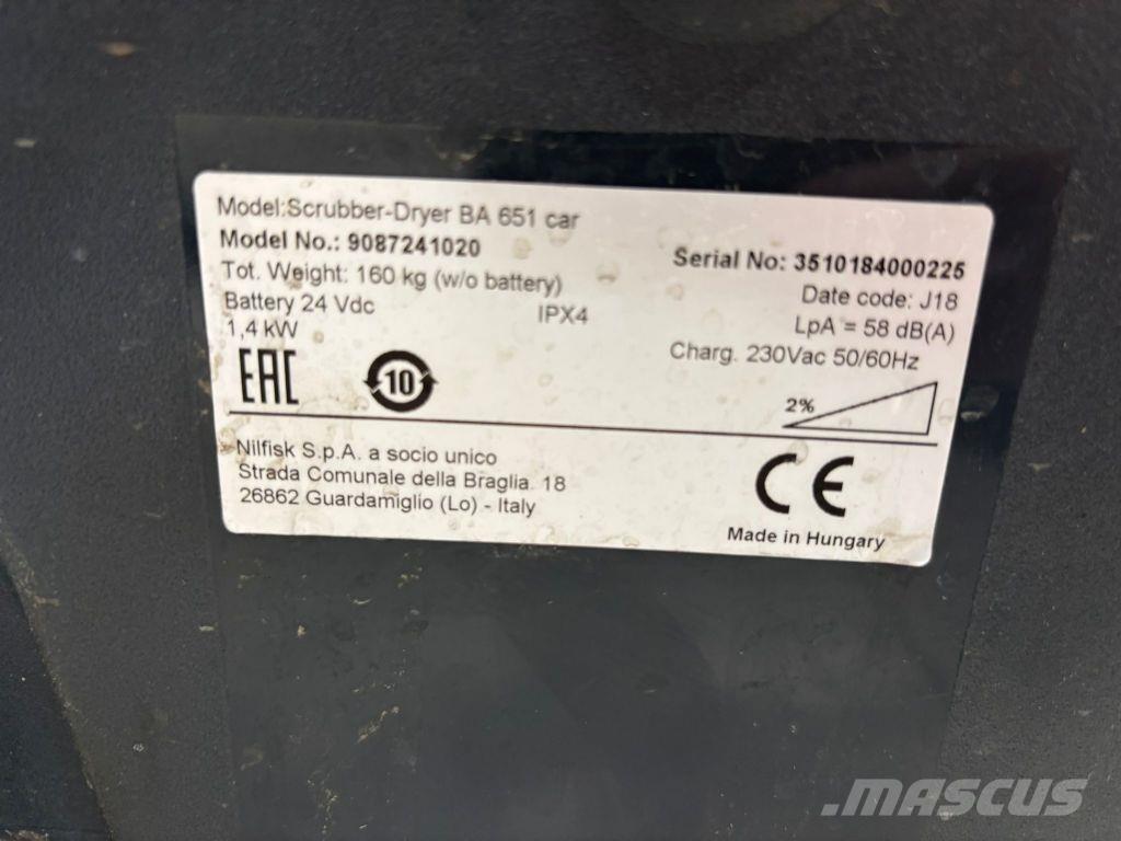 Nilfisk BA 651 掃倉機