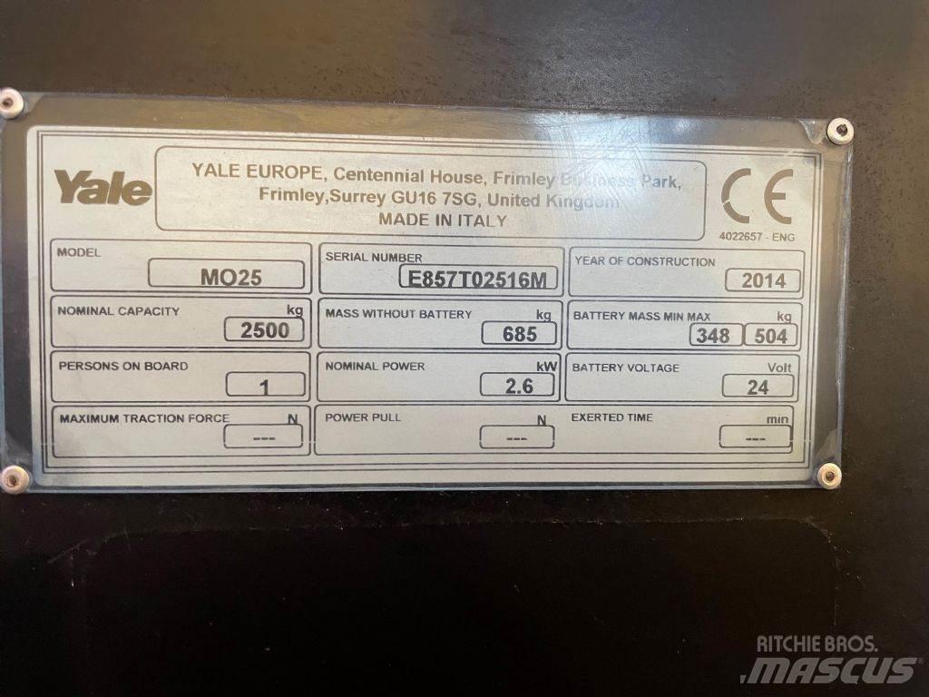 Yale MO 25 低架裝載機
