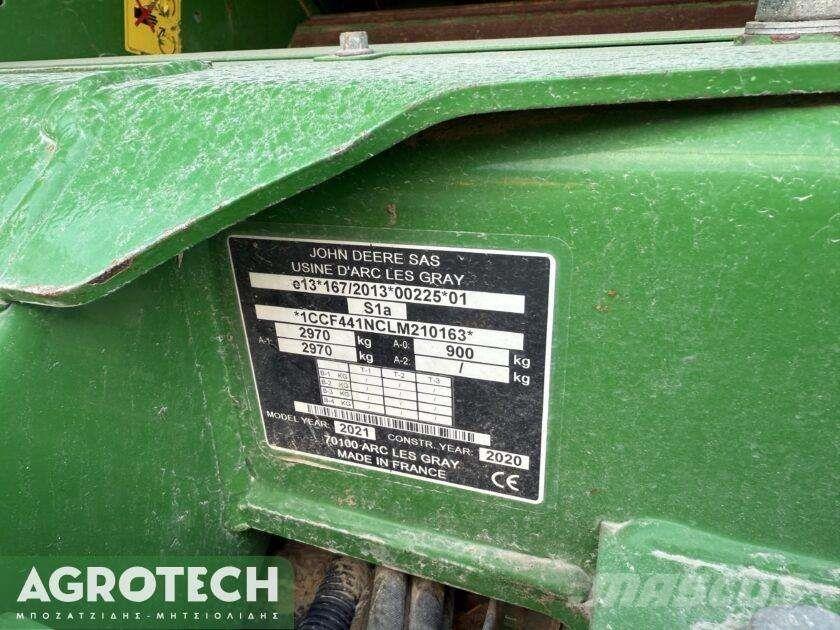 John Deere F441M 圓型牧草打包機