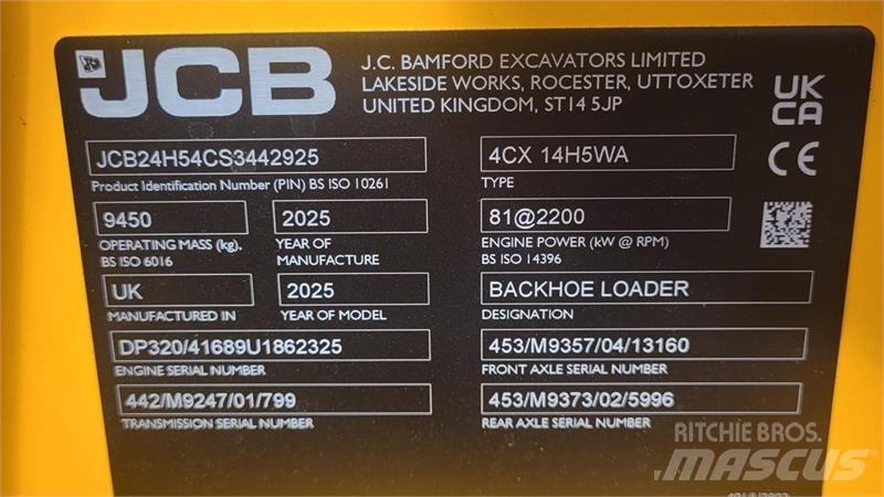 JCB 4CX 反鏟裝載機
