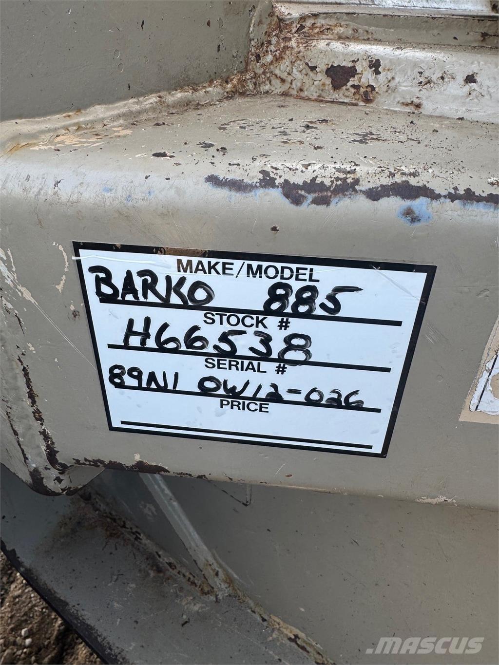  Barco 885 林業其他機械設備