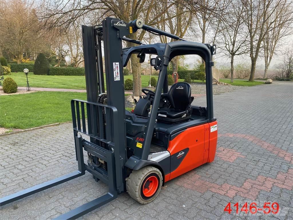 Linde E 20 L 02 電動堆高機