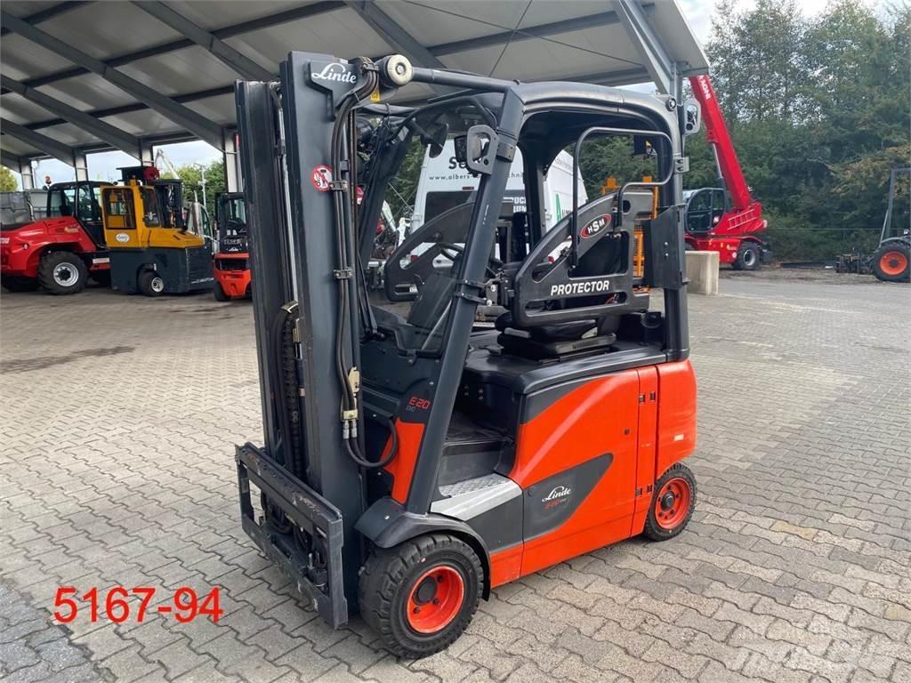 Linde E 20 PH 02 電動堆高機