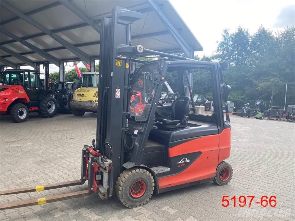 Linde E 25 HL - 01 600 電動堆高機