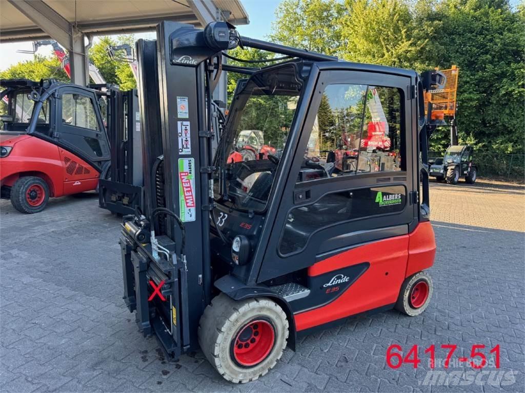 Linde E 35 L 01 電動堆高機