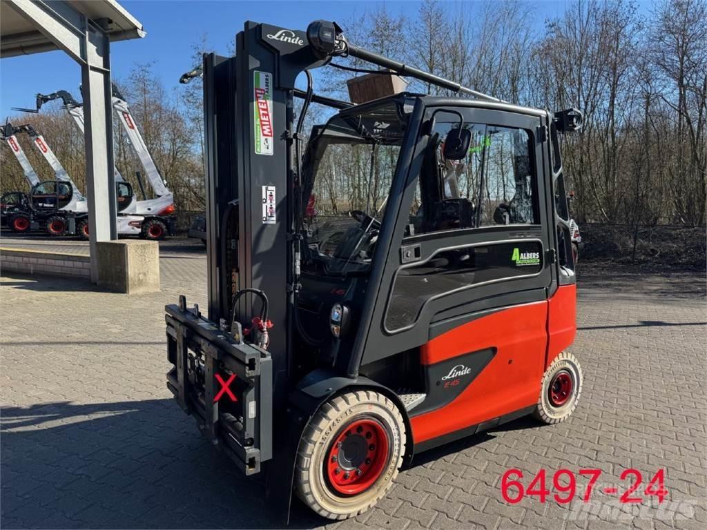 Linde E 45 HL 600 電動堆高機
