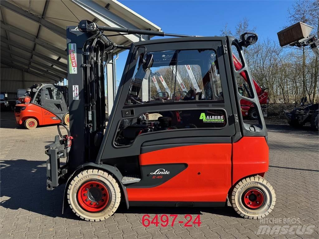 Linde E 45 HL 600 電動堆高機