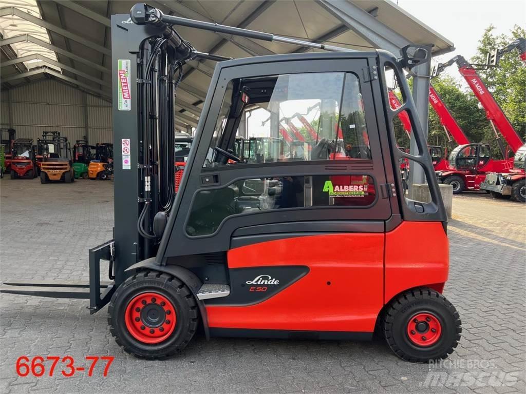 Linde E 50 HL 電動堆高機