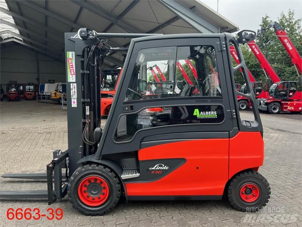 Linde E 50 HL 01 電動堆高機