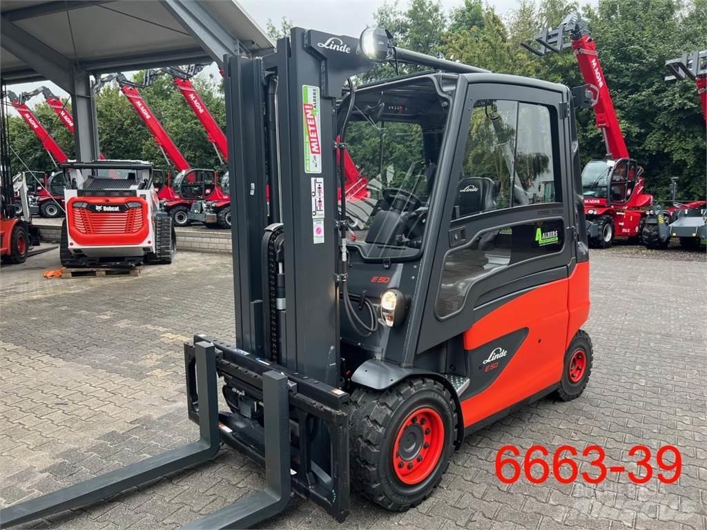 Linde E 50 HL 01 電動堆高機