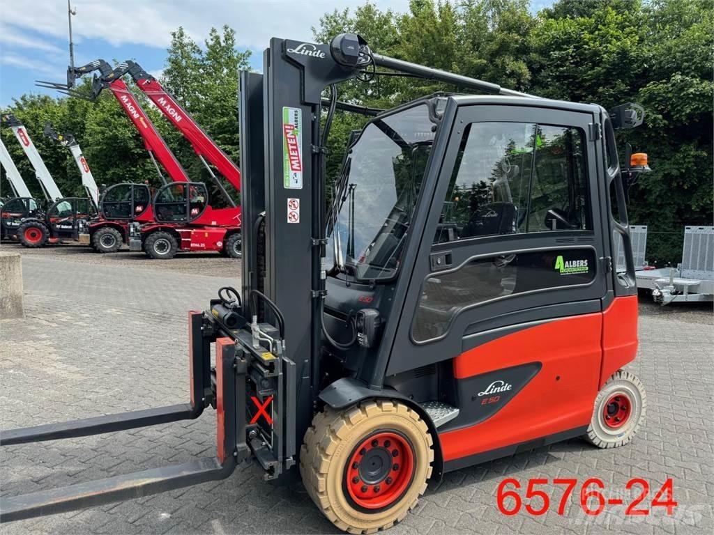 Linde E 50 HL 01 電動堆高機
